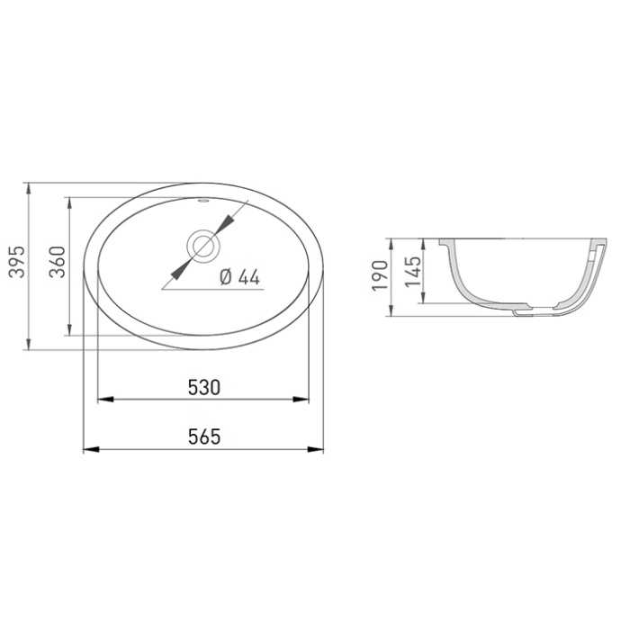 Раковина Salini Callista 1101109M S-Sense, матовый - 2