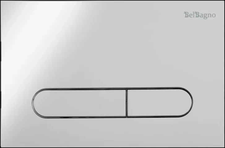 Комплект унитаза с инсталляцией BelBagno Prospero с сиденьем микролифт и кнопкой смыва белый глянцевый BB507B/BB1055SC/BB002-80/BB005-PR-CHROME - 2