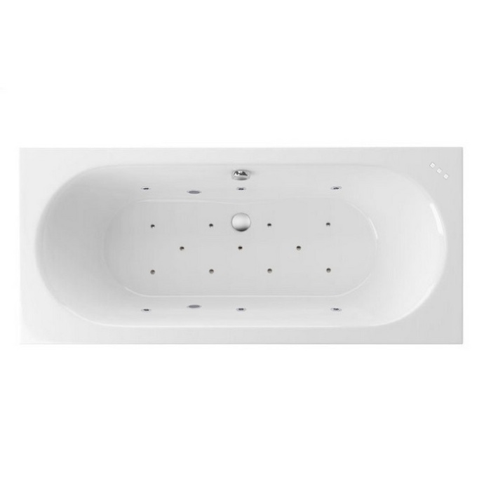 Ванна акриловая Excellent Oceana Slim Relax 180х80 с гидромассажем белый - хром WAEX.OCE18S.RELAX.CR - 0