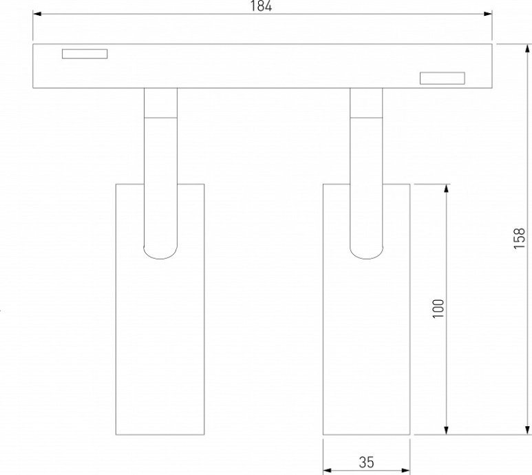 Трековый светодиодный светильник Elektrostandard Dual 14W 4200K 85046/01 a062852 - 3