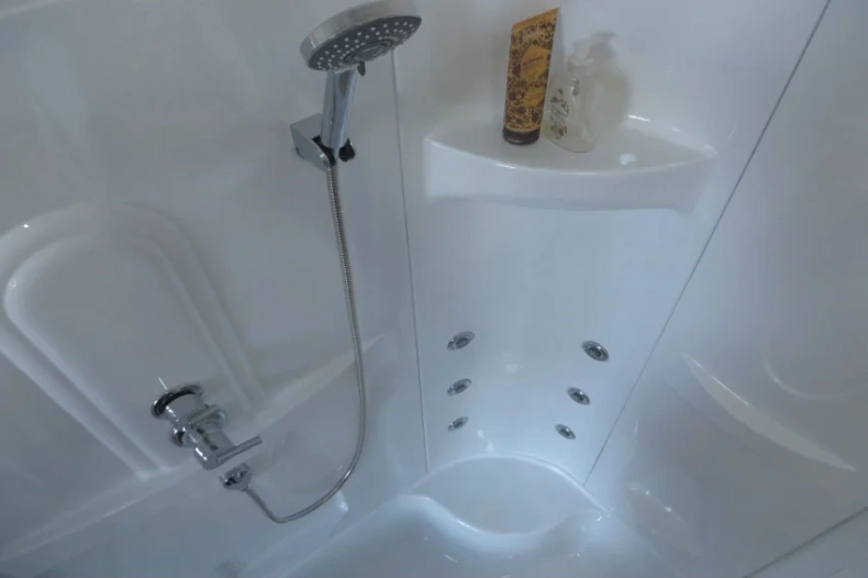 Душевая кабина Royal Bath 120х80 правая белая стекло прозрачное с гидромассажем RB8120ВК2-Т-R - 1