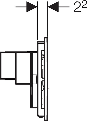 Кнопка смыва Geberit Sigma 40 115.600.SQ.1 с системой удаления запахов - 3