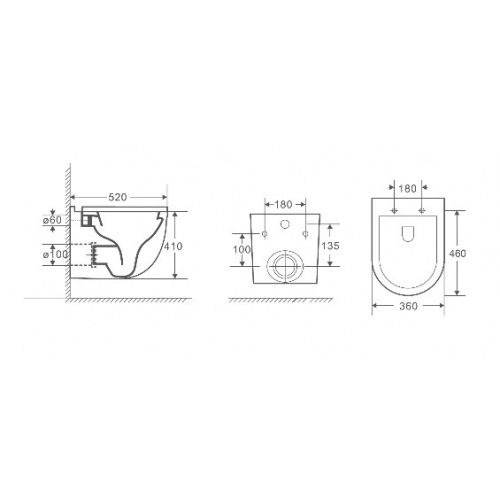 Комплект Weltwasser MARBERG 507 + GELBACH 004 MT-GR + MAR 507 RD  10000006958 - 6