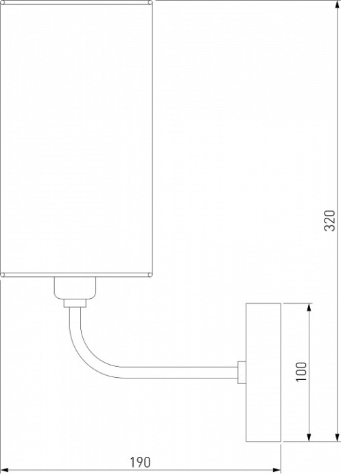 Бра Eurosvet Purezza 60128/1 хром - 2
