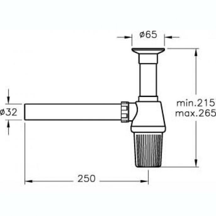 Сифон для раковины VITRA  (A45109EXP) - 1