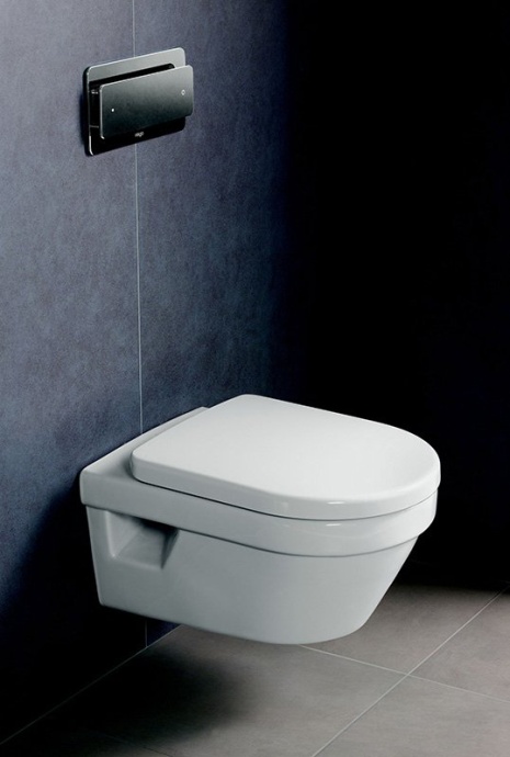 Унитаз подвесной Villeroy & Boch Omnia Architectura 5684HRR1 alpin, безободковый - 2
