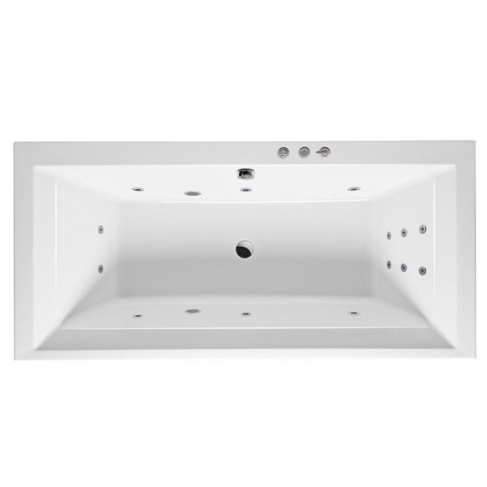 Ванна акриловая Excellent Crown Grand Smart 190х90 с гидромассажем белый - хром WAEX.CRG19.SMART.CR - 0