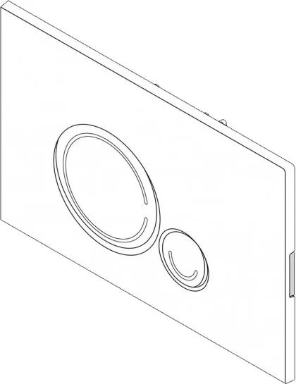 Кнопка смыва BelBagno Sfera хром глянцевый  BB015-SR-CHROME - 3