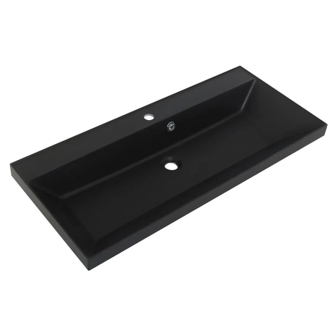 Мебельная раковина Belbagno Aurora 100х45 черный, матовый  BB1000/450-LV-ART-AST-NERO - 0