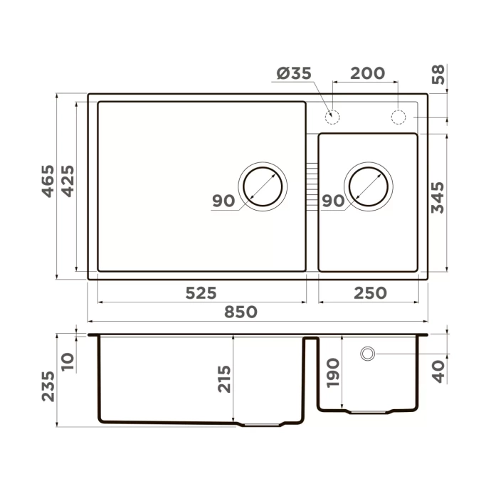 Мойка кухонная Omoikiri Tedori Tetogranit/leningrad grey  4993542 - 1