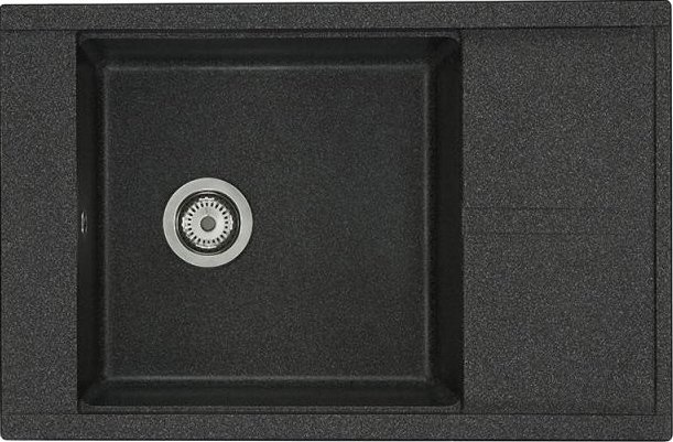 Мойка кухонная AQUATON Делия 78 графит 1A715132DE210 - 1
