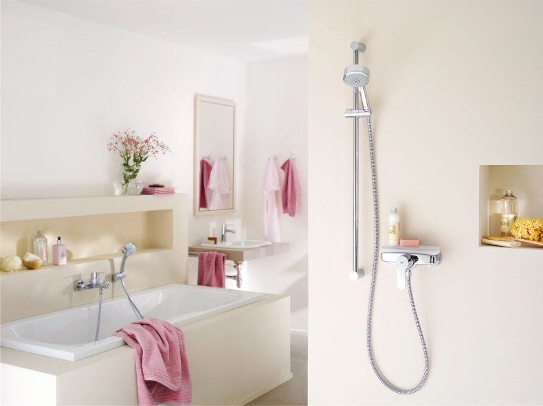 Смеситель Grohe Eurostyle Cosmopolitan 33591002 для ванны с душем - 2