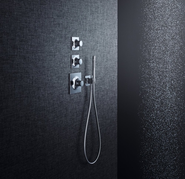 Шланговое подключение Hansgrohe Fixfit Porter Square 26486000 держатель для душа - 1