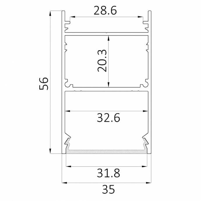 Накладной светильник 6063 LINE 3556 0412615 - 1