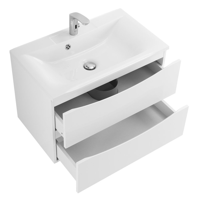 Тумба с раковиной Belbagno Marino 75 белый матовый - 6