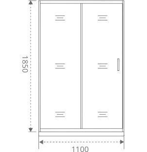 Душевая дверь в нишу Good Door Infinity WTW-110-G-CH ИН00024 - 6