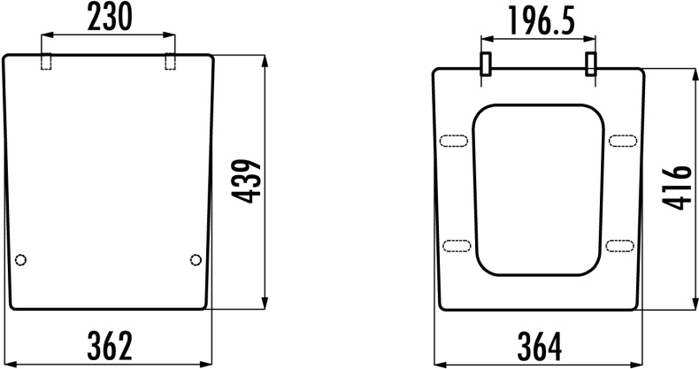 Крышка-сиденье Creavit Slim KC4050 с микролифтом KC4050.00 - 5
