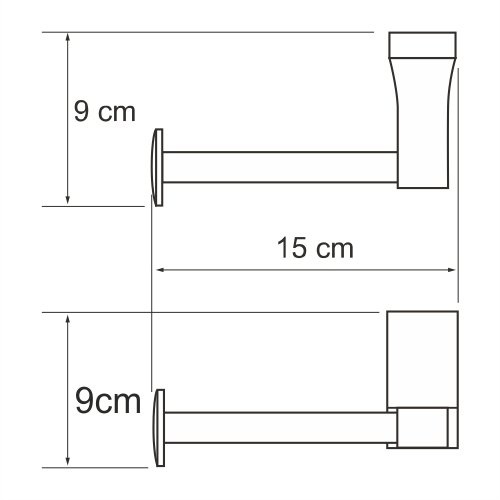 Lopau K-6096 Держатель туалетной бумаги - 2