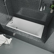 Чугунная ванна Delice Biove 170x75 DLR220509RB с черными матовыми ручками без антискользящего покрытия - 2