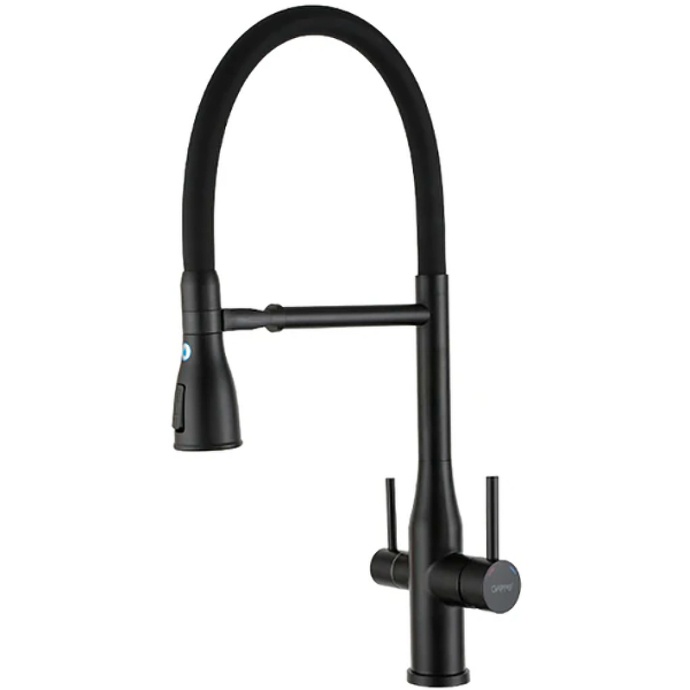 Смеситель для кухни Gappo черный матовый G4399-76 - 0