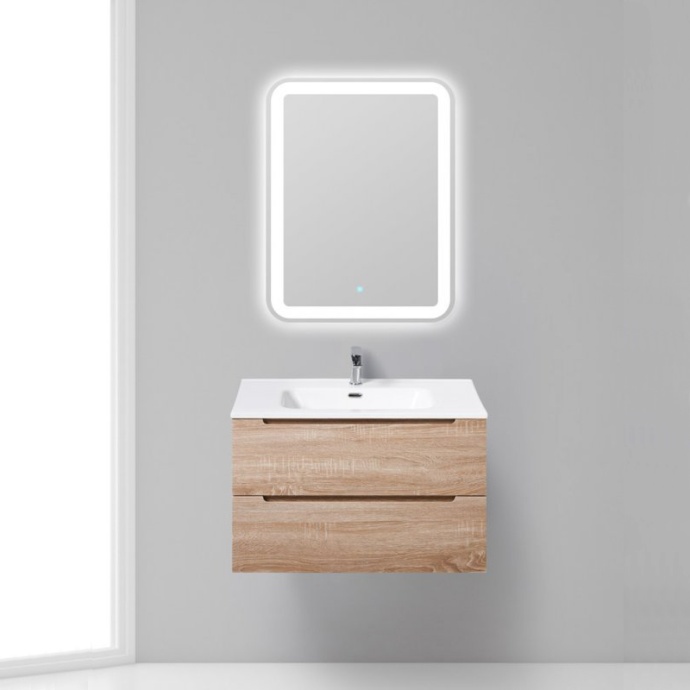 Тумба с раковиной BelBagno Etna 80 rovere bianco - 1