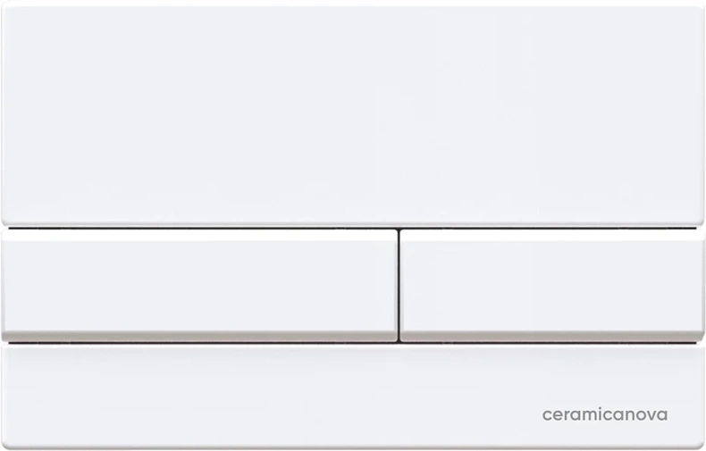 Система инсталляции для унитазов Ceramica Nova Envision с кнопкой Flat белой матовой CN1002W - 1