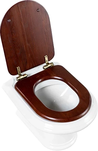 Сиденье для унитаза Cezares King Palace дерево  CZR-T-163-W-S-BR - 2