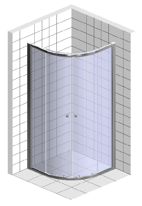 Душевой уголок Ravak BLCP4-80 Transparent, белый профиль 3B240100Z1 - 3