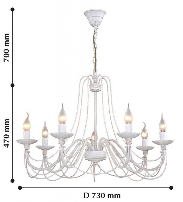Подвесная люстра F-promo Chateau 2164-7P - 1