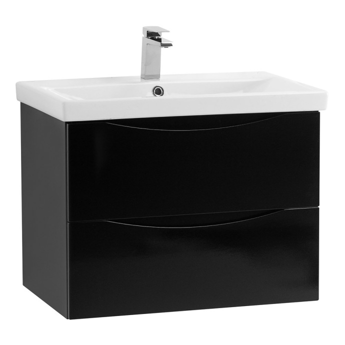 Тумба с раковиной Belbagno Marino 60 черный - 1