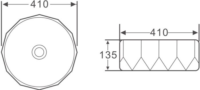 Рукомойник BelBagno BB1409H301 чёрная - 2