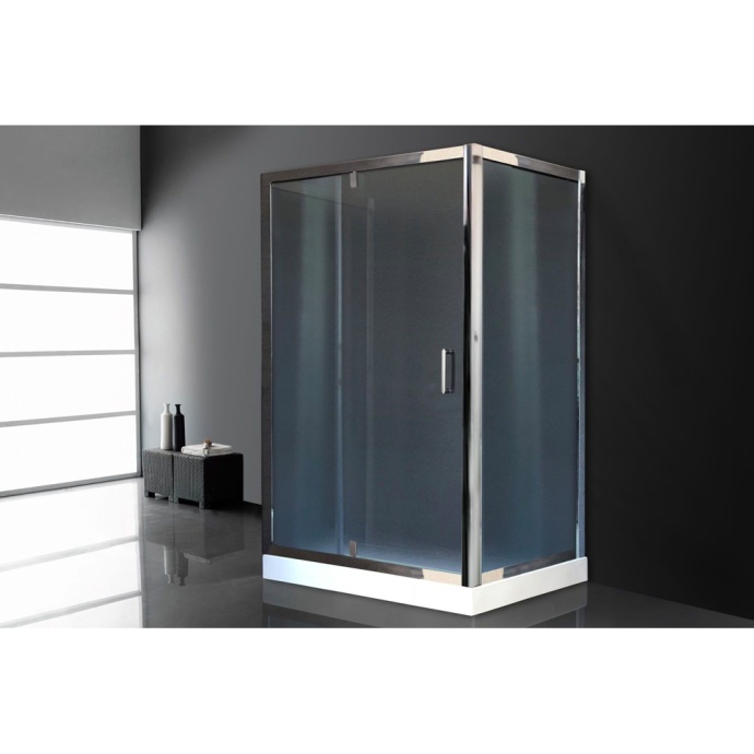 Душевой уголок Royal Bath HV 140х90 профиль хром стекло рифленое  RB9140HV-C-CH-P - 1