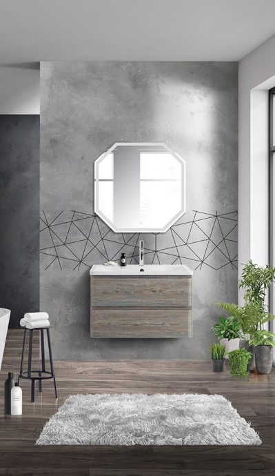 Комплект мебели BelBagno Albano 80 светлое дерево - 0