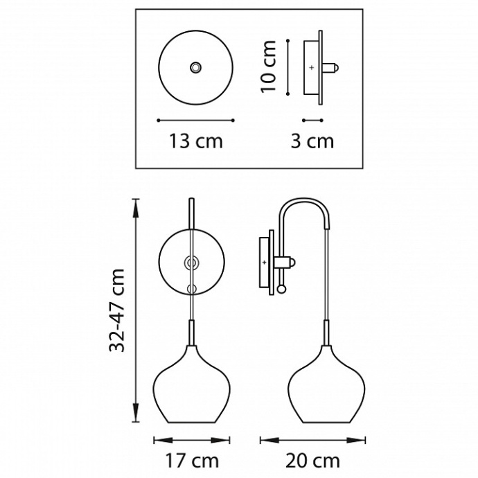 Бра Lightstar Pentola 803541 - 2