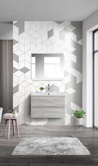 Комплект мебели BelBagno Albano 90 светлое дерево - 0
