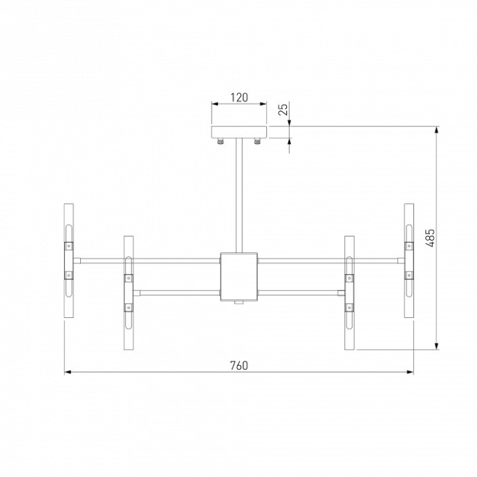 Люстра на штанге Bogate's Bastone 351 Smart - 2