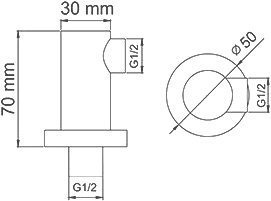 Шланговое подключение Wasserkraft A102 - 1