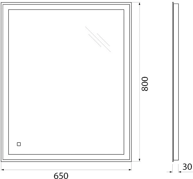 Комплект мебели BelBagno Etna 90 белый у - 8