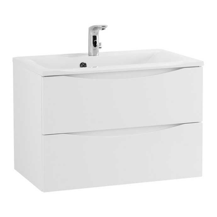 Тумба с раковиной Belbagno Marino 75 белый матовый - 1