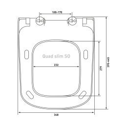 Сиденье для унитаза Berges Quad белое 018203 - 2