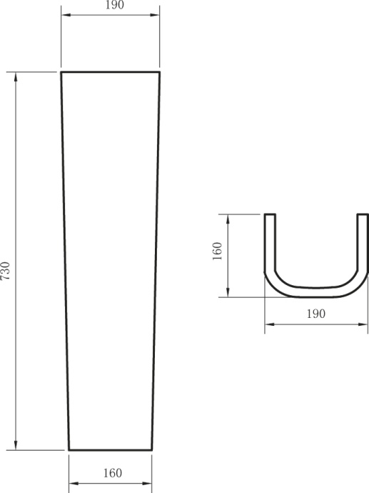 Пьедестал для раковины BelBagno Albano BB120P - 3