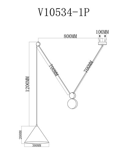 Подвесной светильник Moderli Plano V10534-1P - 2