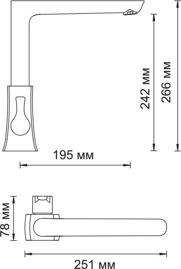 Смеситель Wasserkraft Berkel 4807 для кухонной мойки - 4