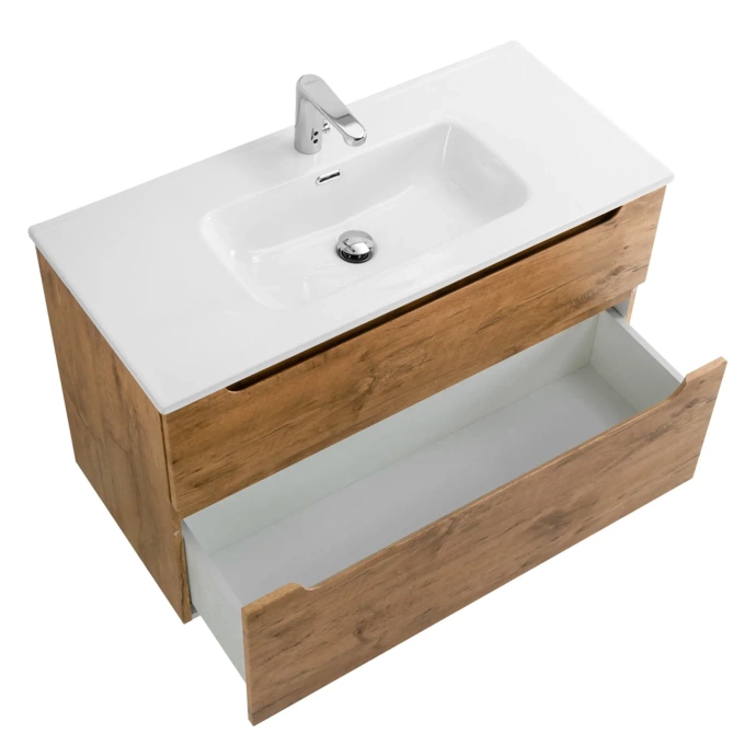 Тумба с раковиной BelBagno Etna 100 светлое дерево у - 2