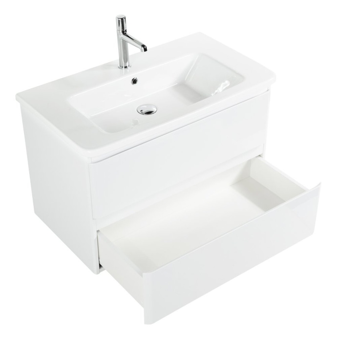 Тумба с раковиной BelBagno Albano 80 белый - 10