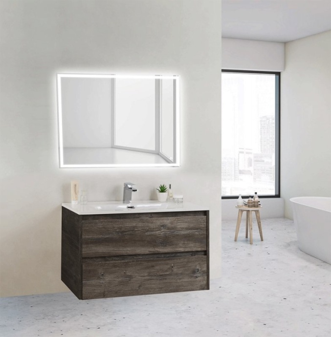 Комплект мебели BelBagno Kraft 39 80 темное дерево - 0