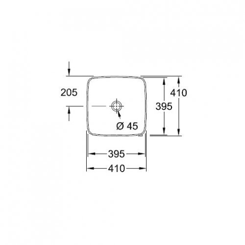 Рукомойник Villeroy & Boch Artis 4178 41R1 alpin 417841R1 - 2