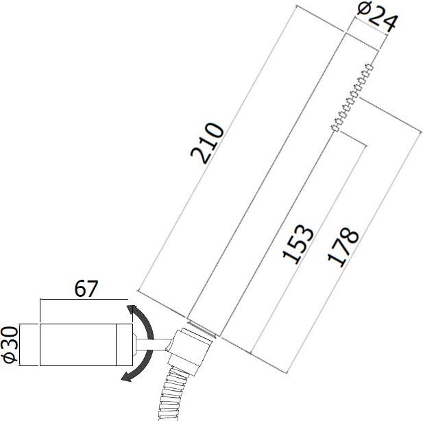 Душевой гарнитур Paffoni Birillo ZDUP036NO черный матовый - 1