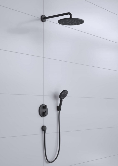 Душевой комплект Hansgrohe Croma чёрный матовый 27961670 - 9