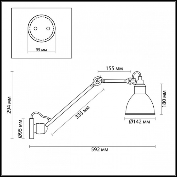 Спот Odeon Light Modern Arta 4126/1WD - 3